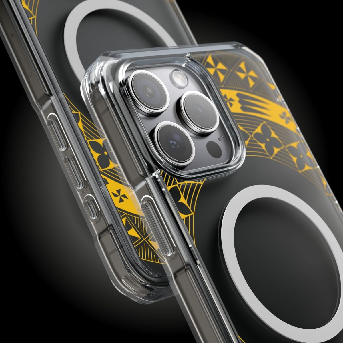 PasifikaOne MagSafe iPhone ClearCase - Tongan Yellow - AU/NZ/USA - The Koko Samoa