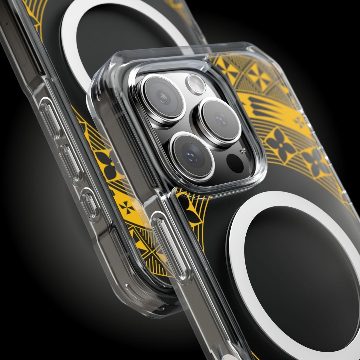 PasifikaOne MagSafe iPhone ClearCase - Tongan Yellow - AU/NZ/USA - The Koko Samoa