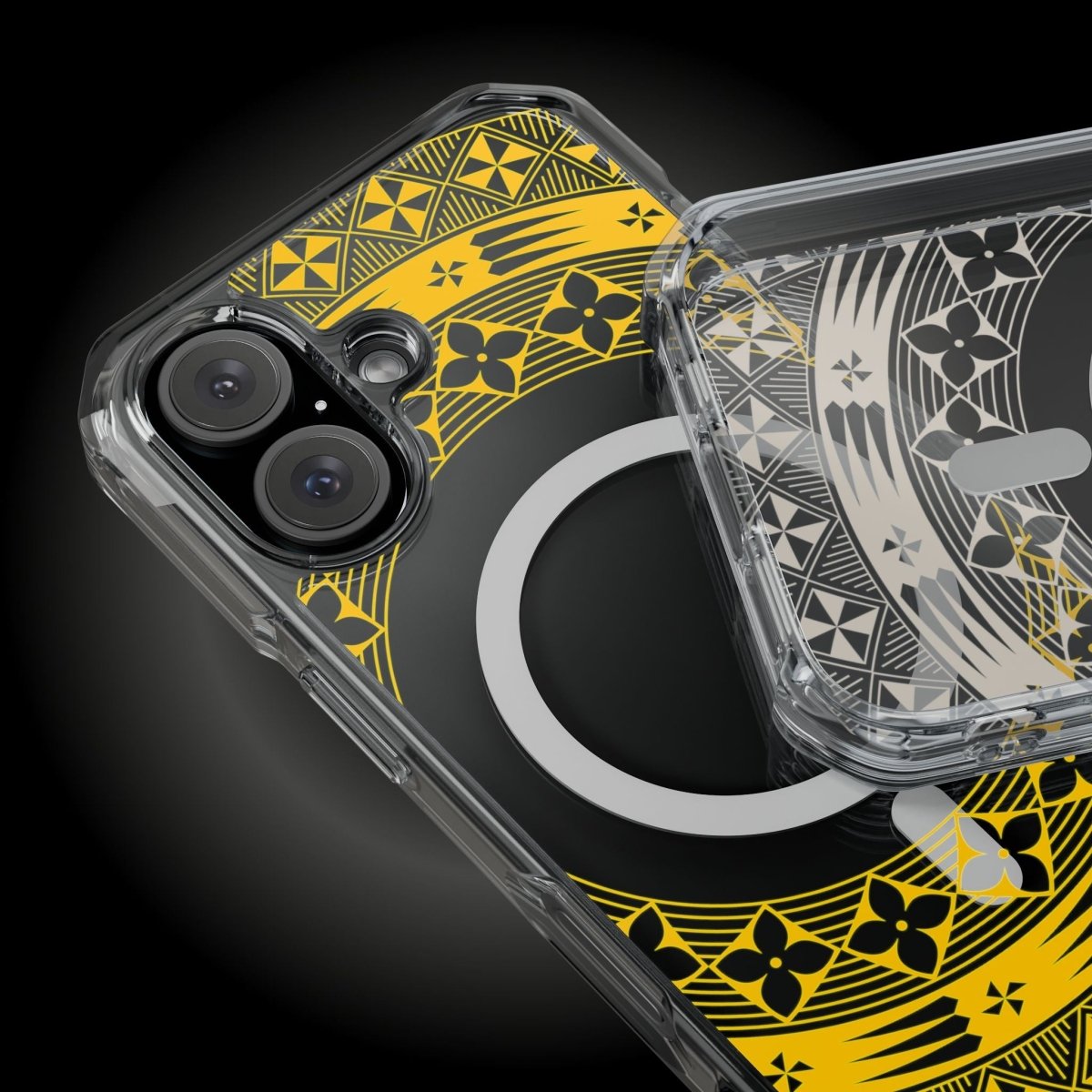 PasifikaOne MagSafe iPhone ClearCase - Tongan Yellow - AU/NZ/USA - The Koko Samoa