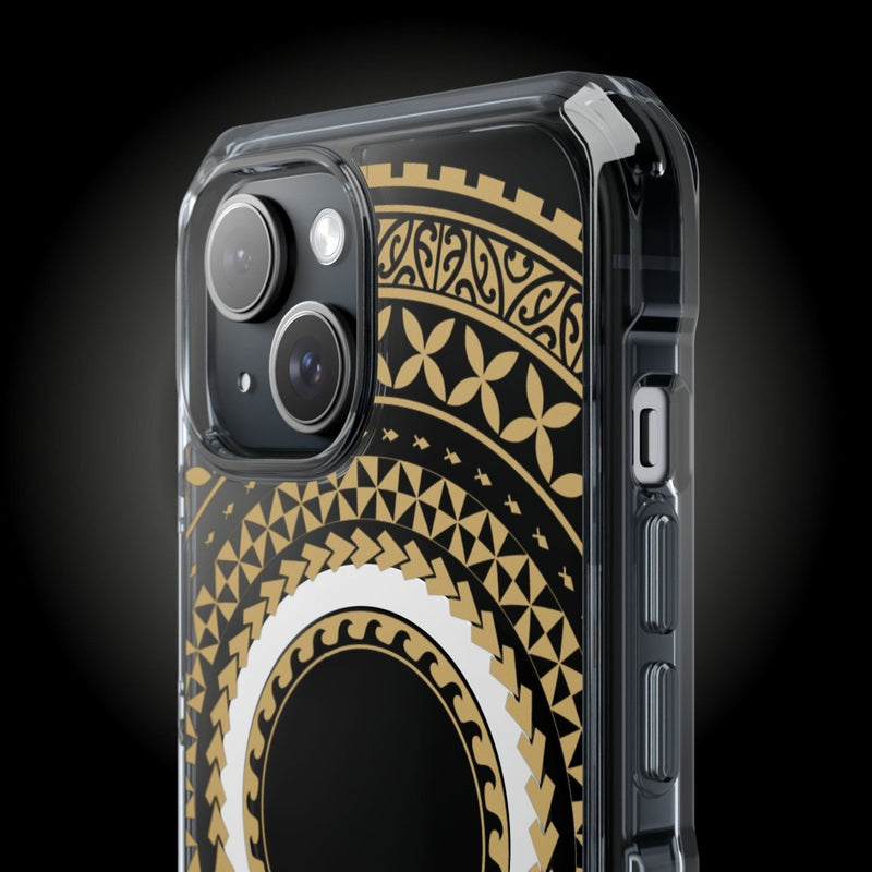 PasifikaOne MagSafe iPhone ClearCase - United Gold - AU/NZ/USA - The Koko Samoa