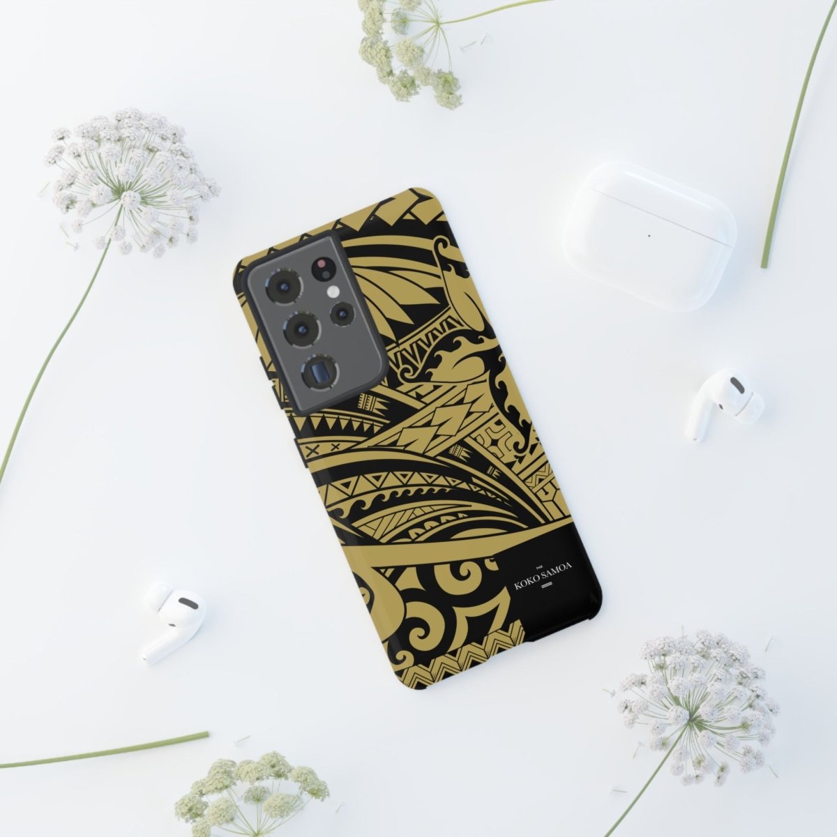 Samsung Tough Phone Case - Bloom Gold - AU/NZ/USA - The Koko Samoa