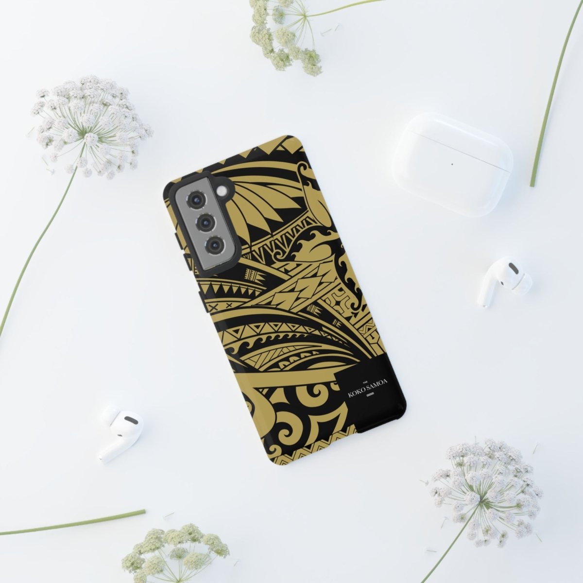 Samsung Tough Phone Case - Bloom Gold - AU/NZ/USA - The Koko Samoa