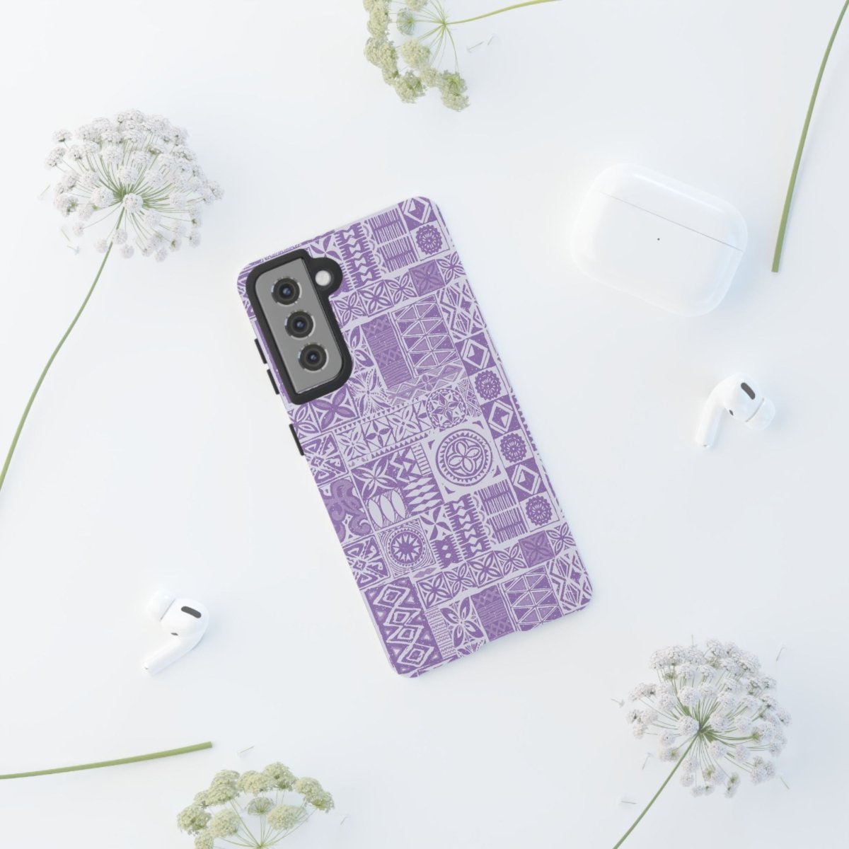 Samsung Tough Phone Case - Lavender Elei - AU/NZ/USA - The Koko Samoa