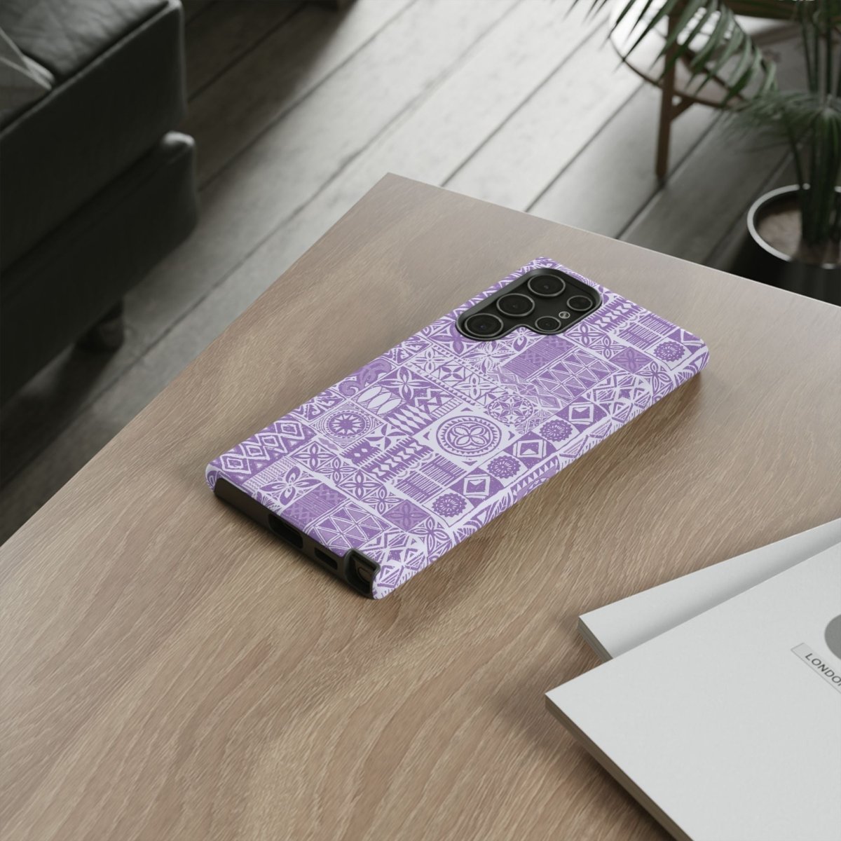 Samsung Tough Phone Case - Lavender Elei - AU/NZ/USA - The Koko Samoa