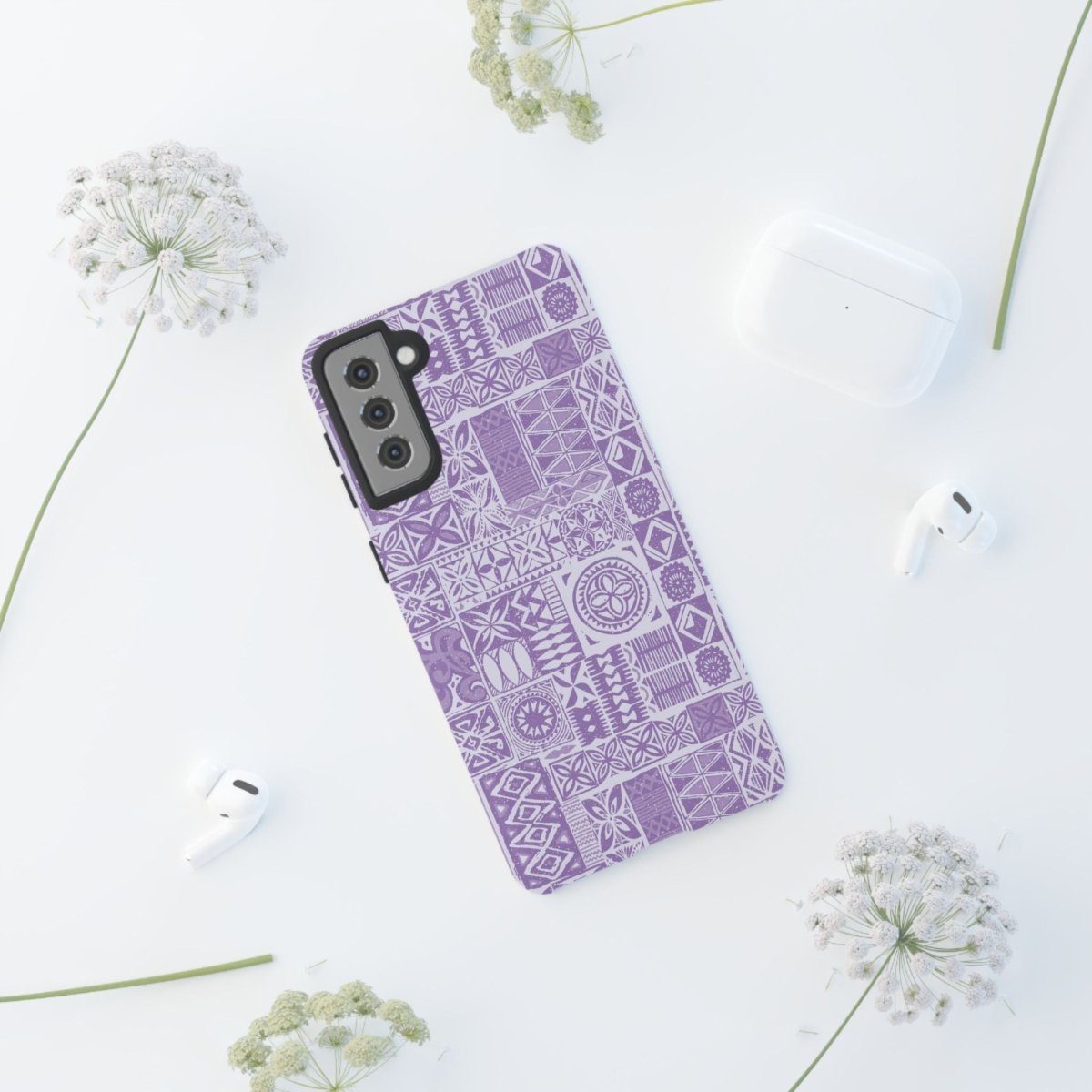 Samsung Tough Phone Case - Lavender Elei - AU/NZ/USA - The Koko Samoa