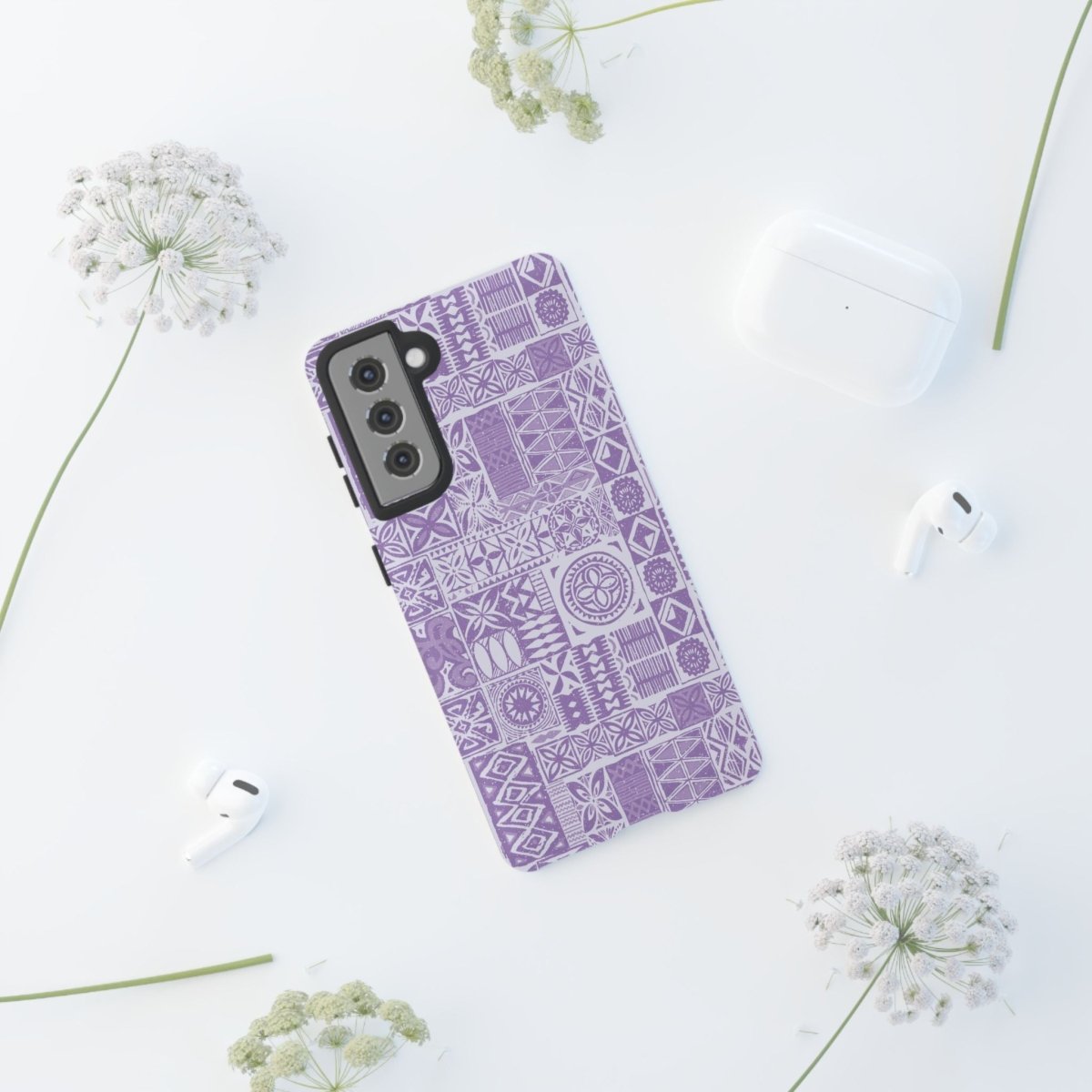 Samsung Tough Phone Case - Lavender Elei - AU/NZ/USA - The Koko Samoa