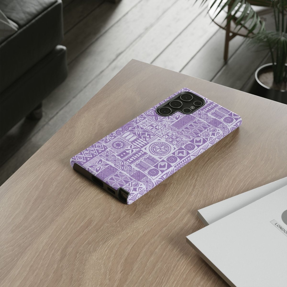 Samsung Tough Phone Case - Lavender Elei - AU/NZ/USA - The Koko Samoa
