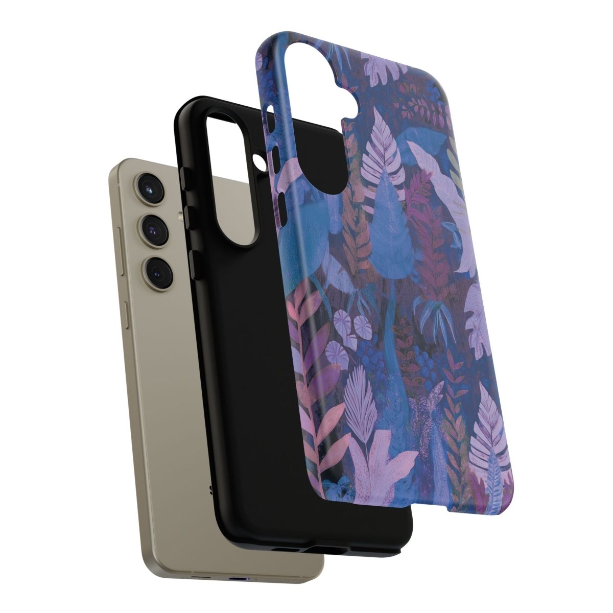 Samsung Tough Phone Case - Lavender Palms - AU/NZ/USA - The Koko Samoa