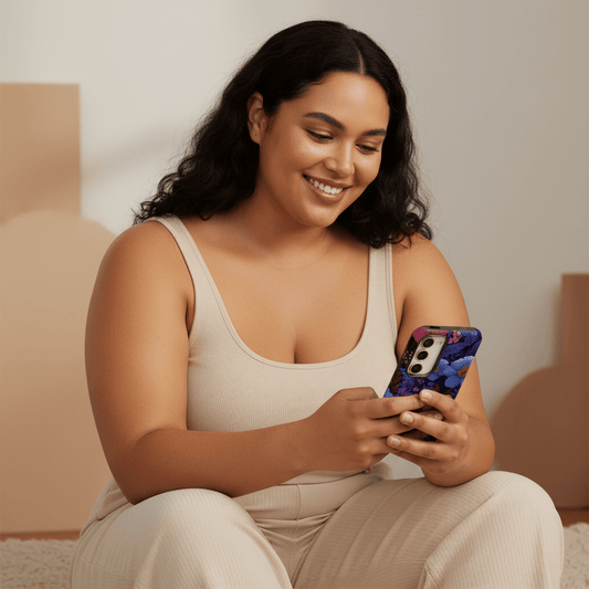 Samsung Tough Phone Case - Lavender Tropics - AU/NZ/USA - The Koko Samoa