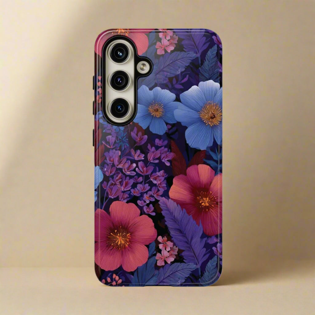 Samsung Tough Phone Case - Lavender Tropics - AU/NZ/USA