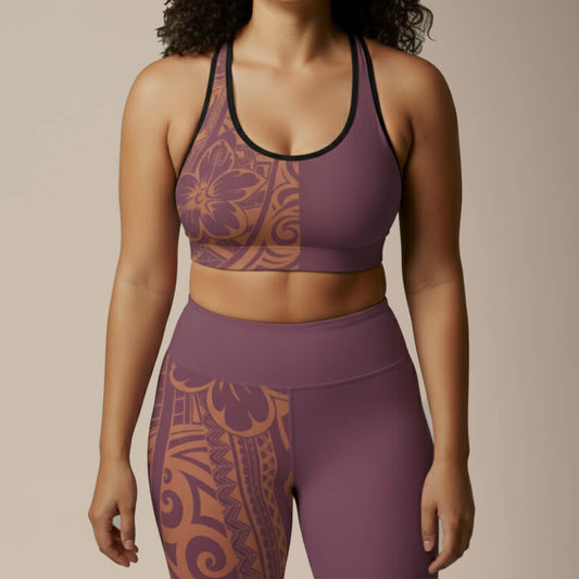 Seamless Sports Bra - Brandied Melon - AU/NZ/USA - The Koko Samoa