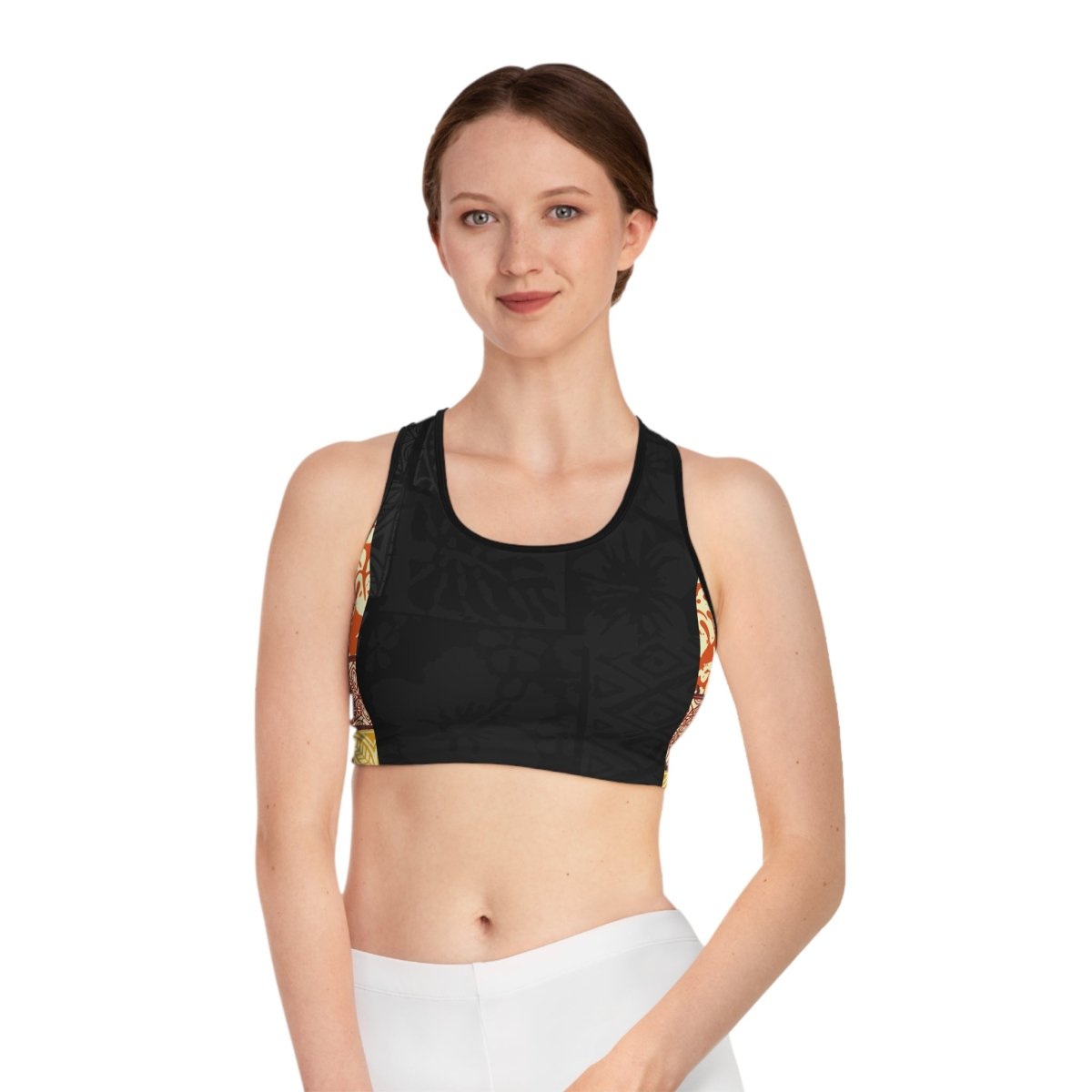 Seamless Sports Bra - Sataoa Sunrise - AU/NZ/USA - The Koko Samoa