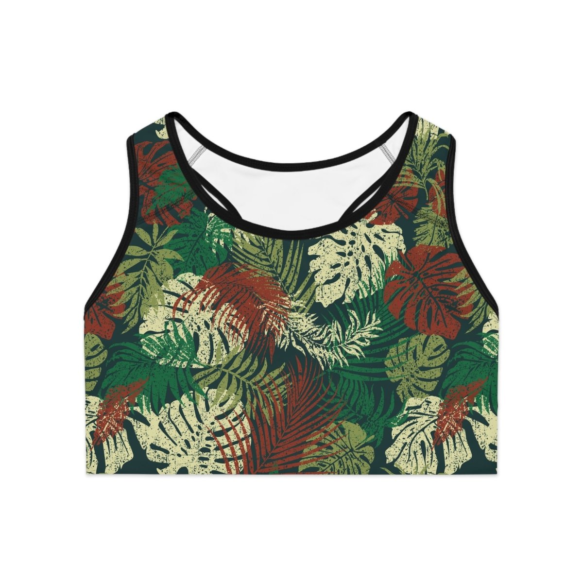 Seamless Sports Bra - Tafata Greens - AU/NZ/USA - The Koko Samoa