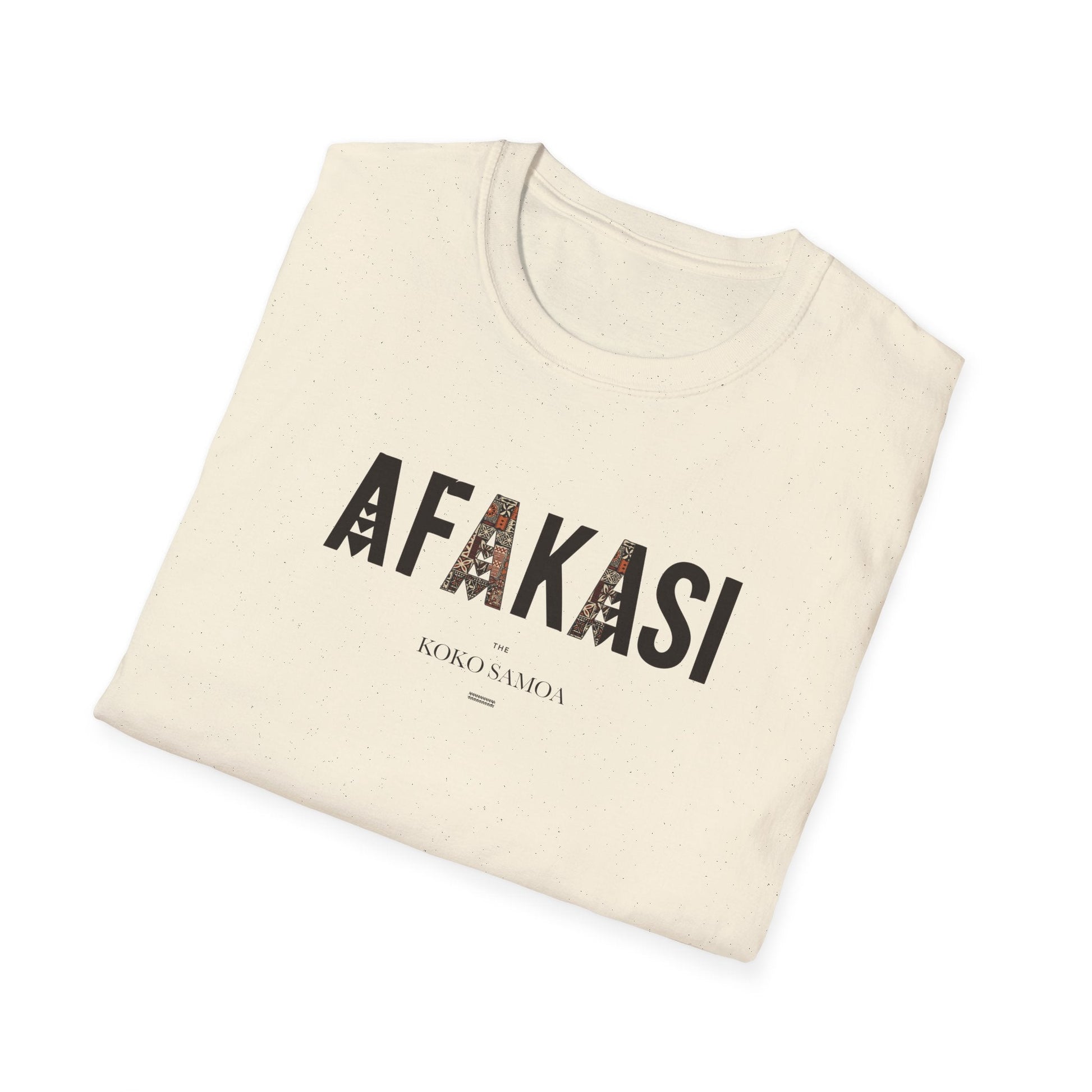 Soft Unisex Tee - Afakasi - USA - The Koko Samoa