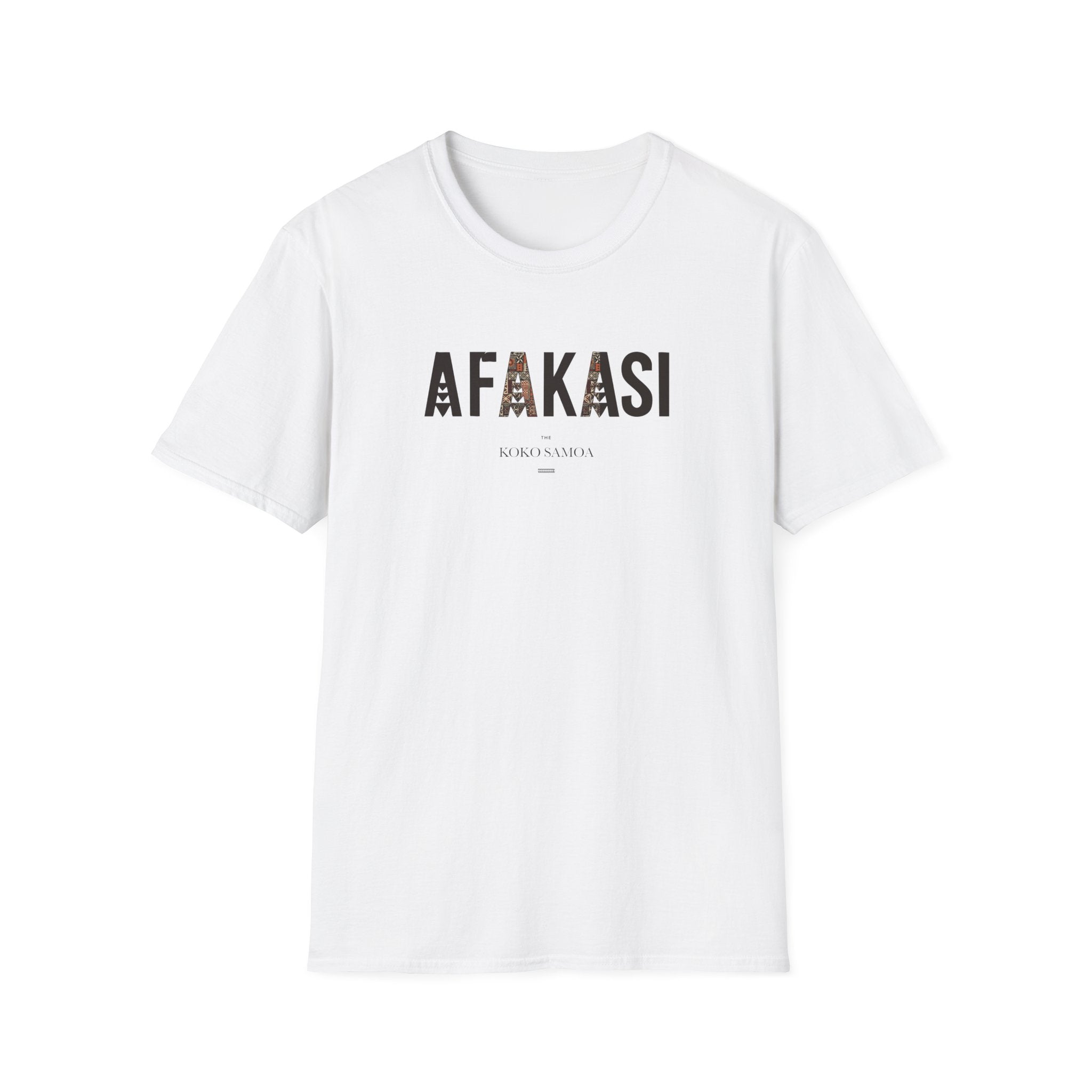 Soft Unisex Tee - Afakasi - USA - The Koko Samoa