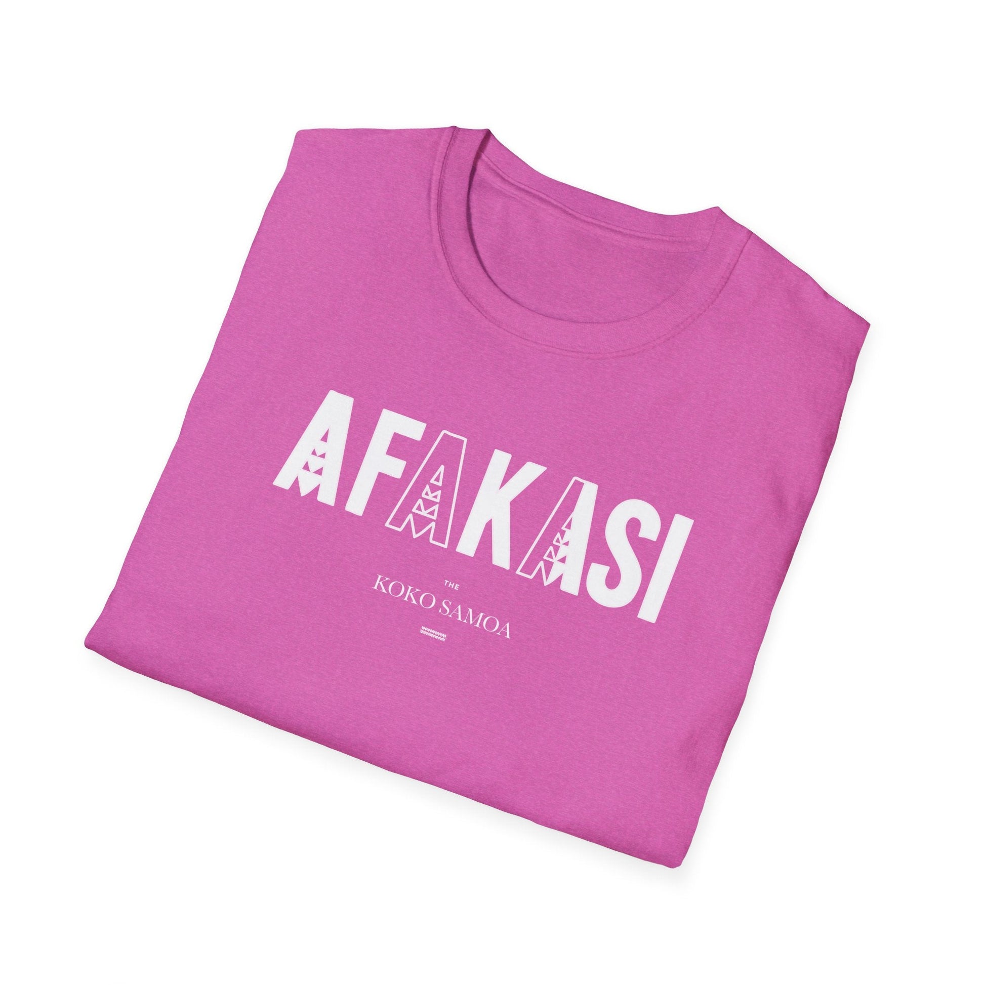 Soft Unisex Tee - Afakasi - USA - The Koko Samoa