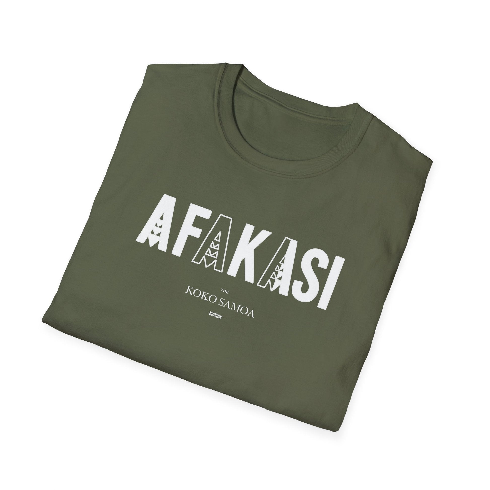 Soft Unisex Tee - Afakasi - USA - The Koko Samoa