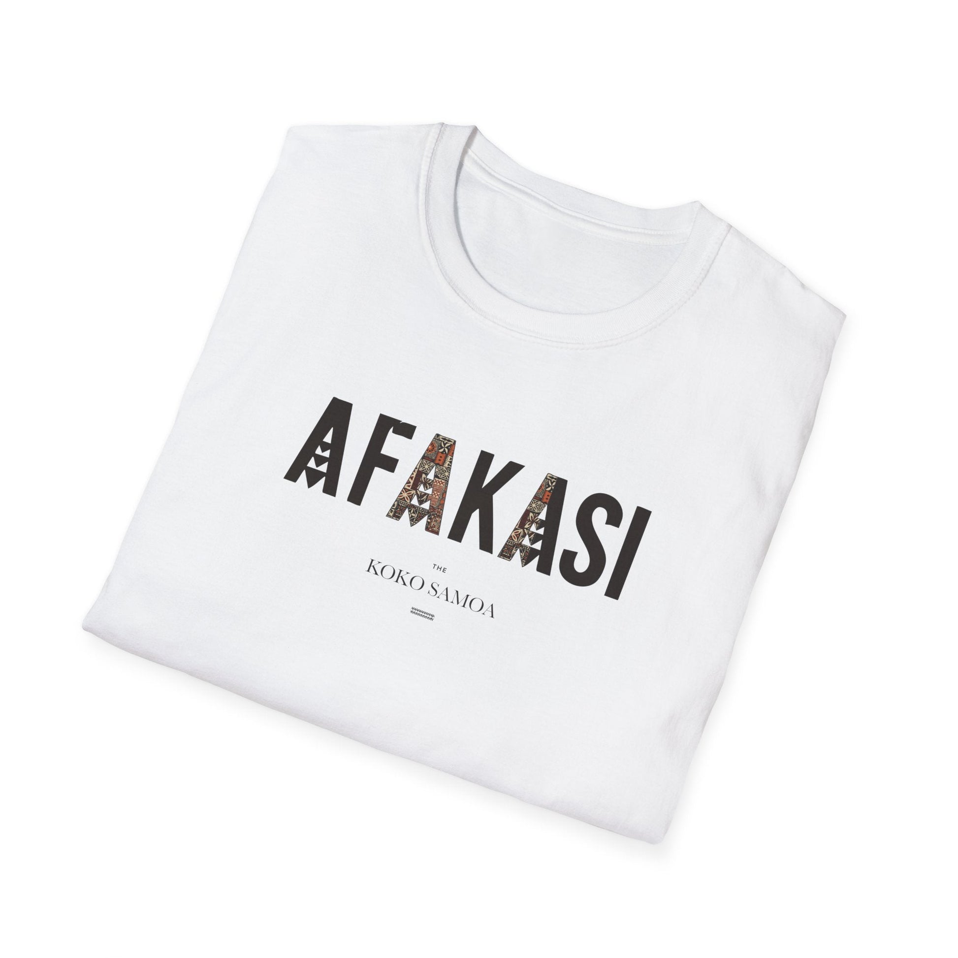 Soft Unisex Tee - Afakasi - USA - The Koko Samoa