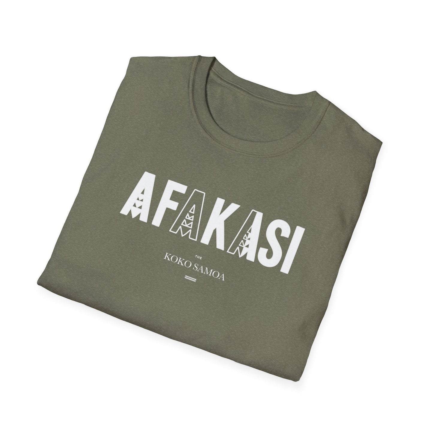 Soft Unisex Tee - Afakasi - USA - The Koko Samoa