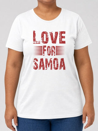 Soft Unisex Tee - Love for Samoa - AU/NZ/USA - The Koko Samoa