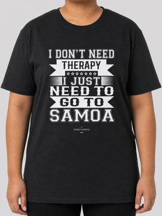 Soft Unisex Tee - Samoan Therapy - AU/NZ/USA - The Koko Samoa