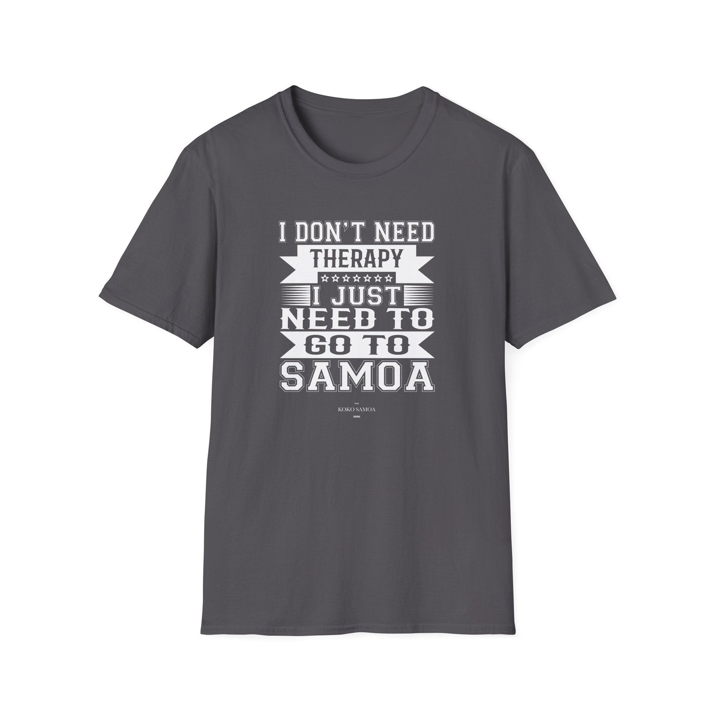 Soft Unisex Tee - Samoan Therapy - USA - The Koko Samoa