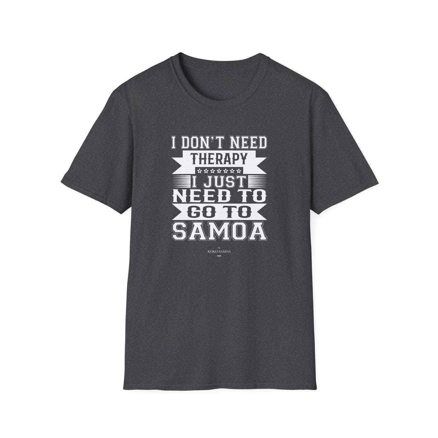Soft Unisex Tee - Samoan Therapy - USA - The Koko Samoa