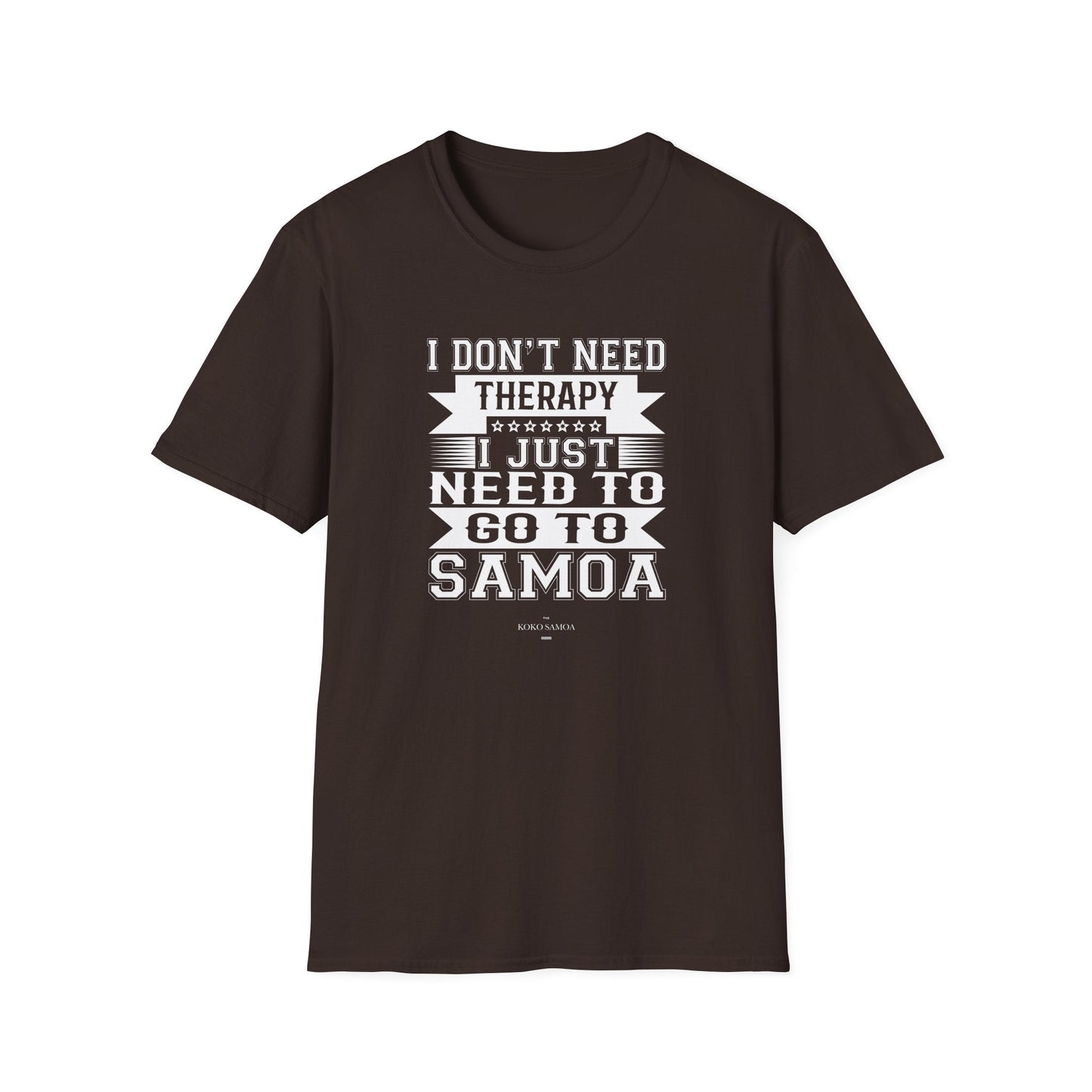 Soft Unisex Tee - Samoan Therapy - USA - The Koko Samoa