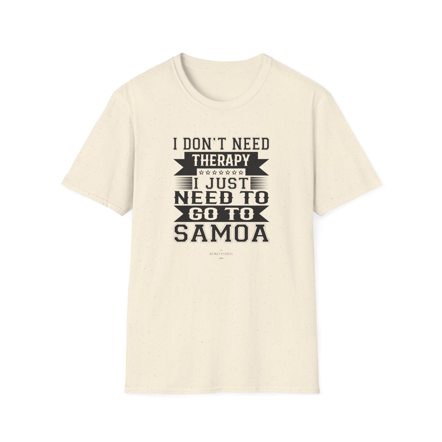 Soft Unisex Tee - Samoan Therapy - USA - The Koko Samoa