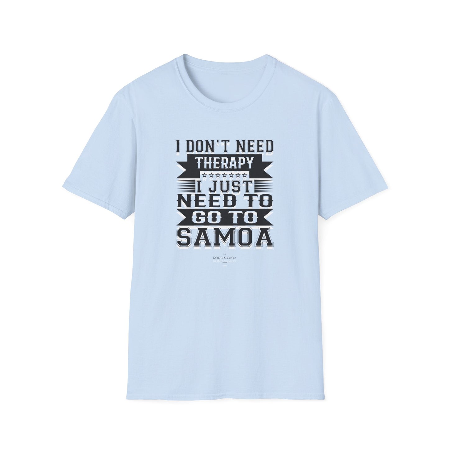 Soft Unisex Tee - Samoan Therapy - USA - The Koko Samoa
