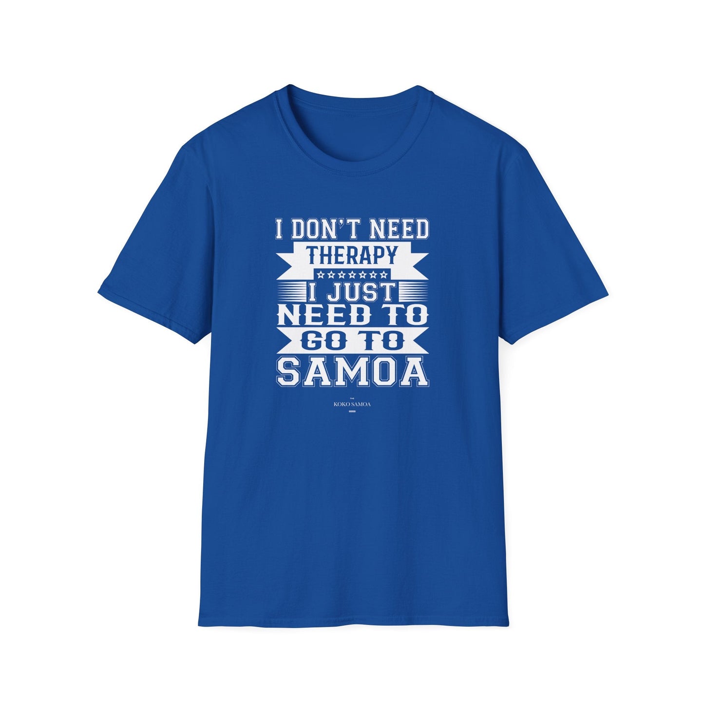 Soft Unisex Tee - Samoan Therapy - USA - The Koko Samoa