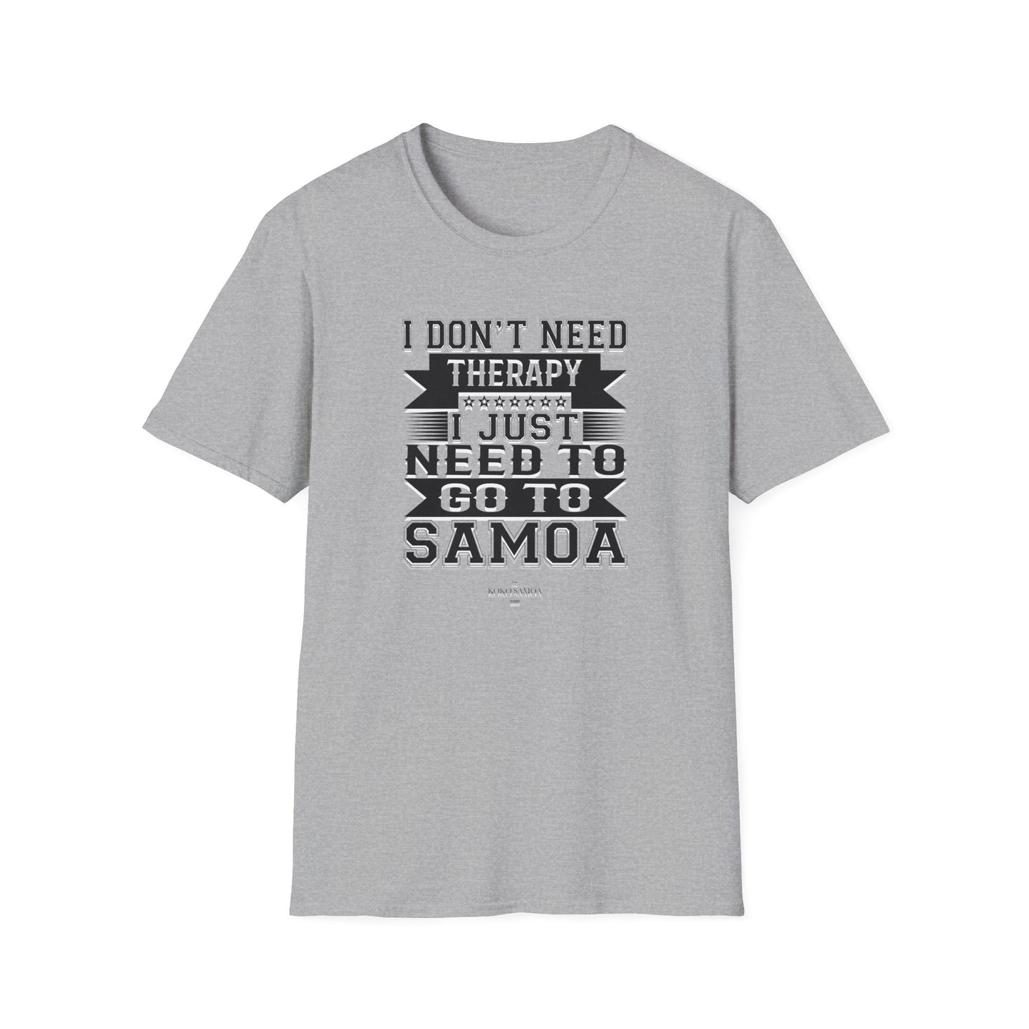 Soft Unisex Tee - Samoan Therapy - USA - The Koko Samoa