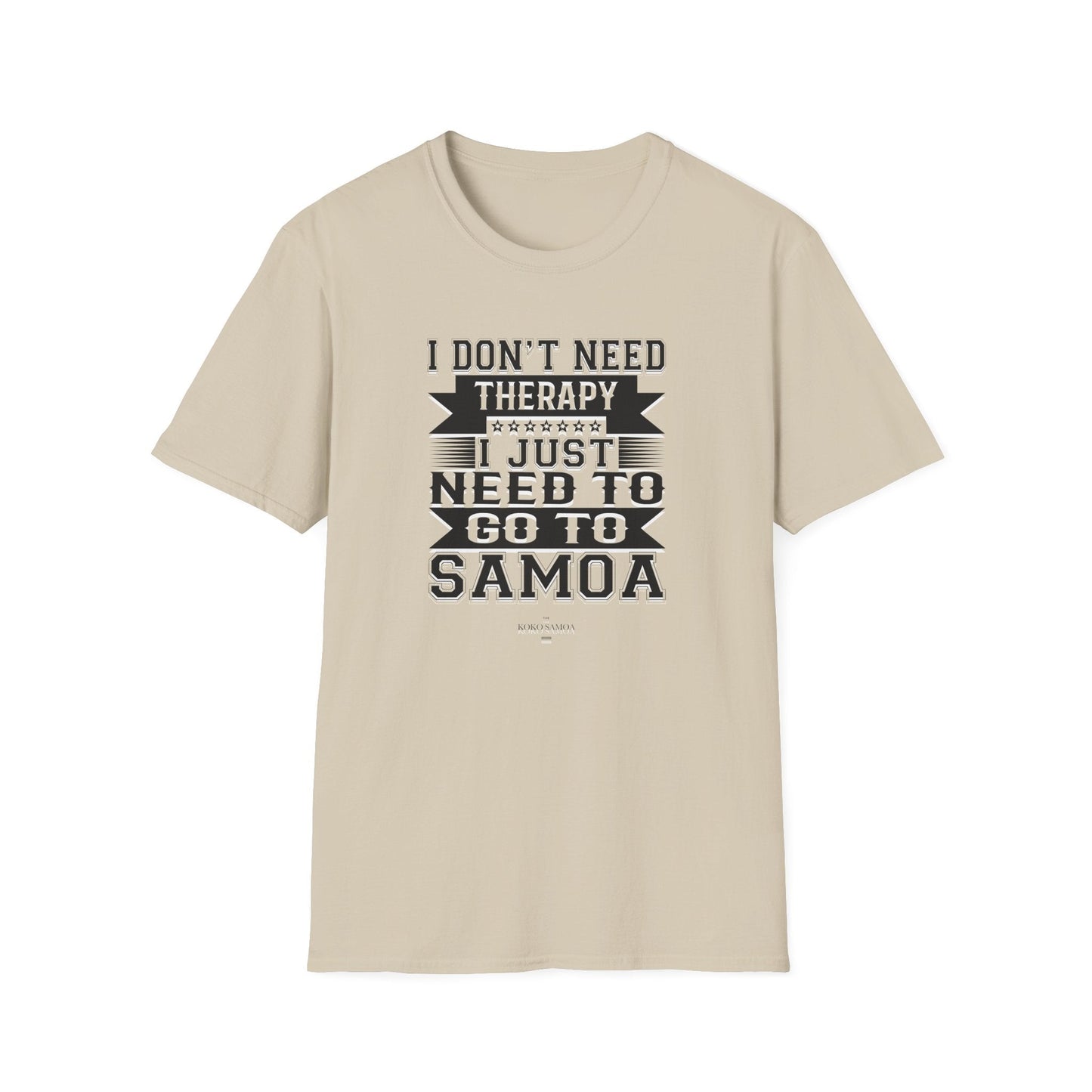 Soft Unisex Tee - Samoan Therapy - USA - The Koko Samoa