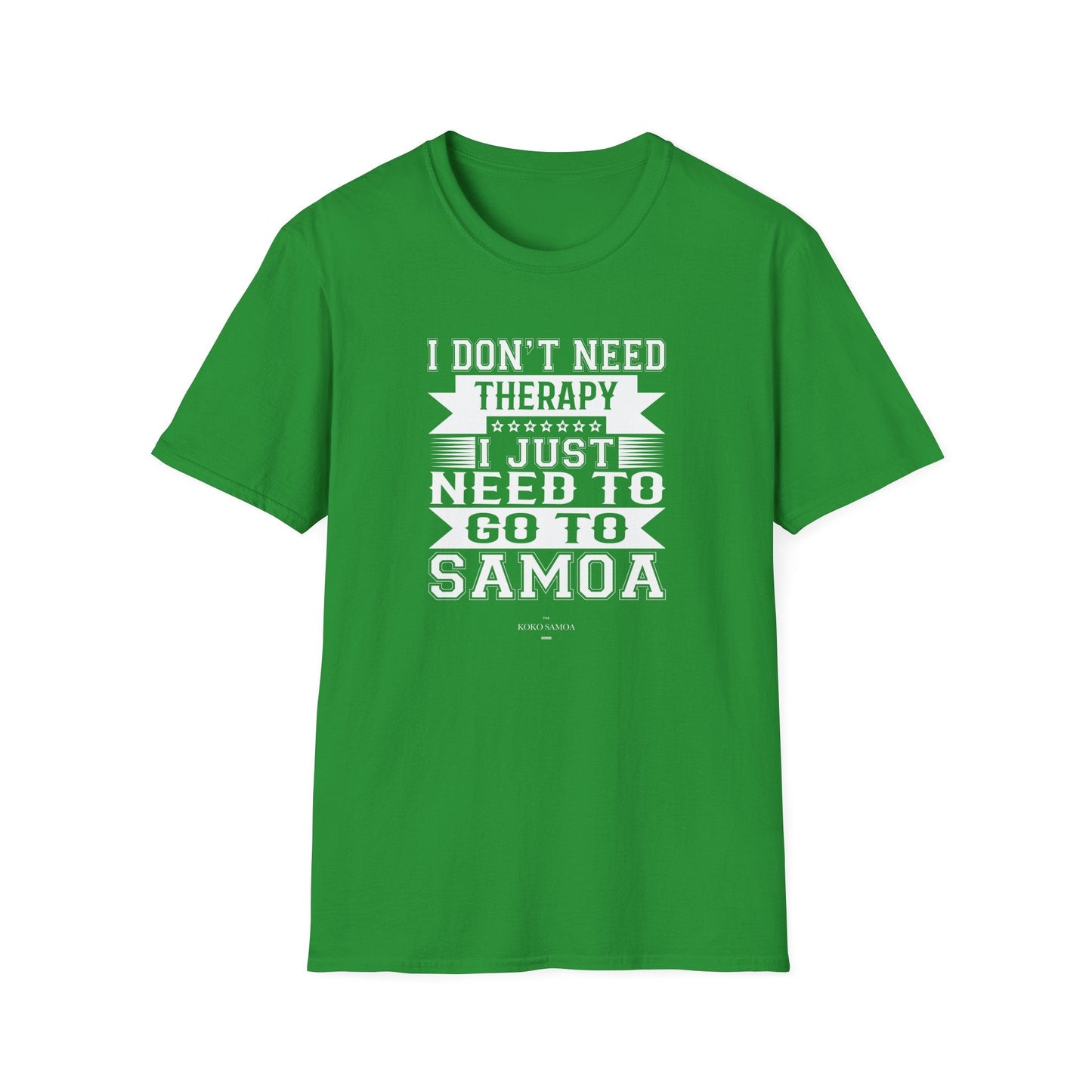 Soft Unisex Tee - Samoan Therapy - USA - The Koko Samoa