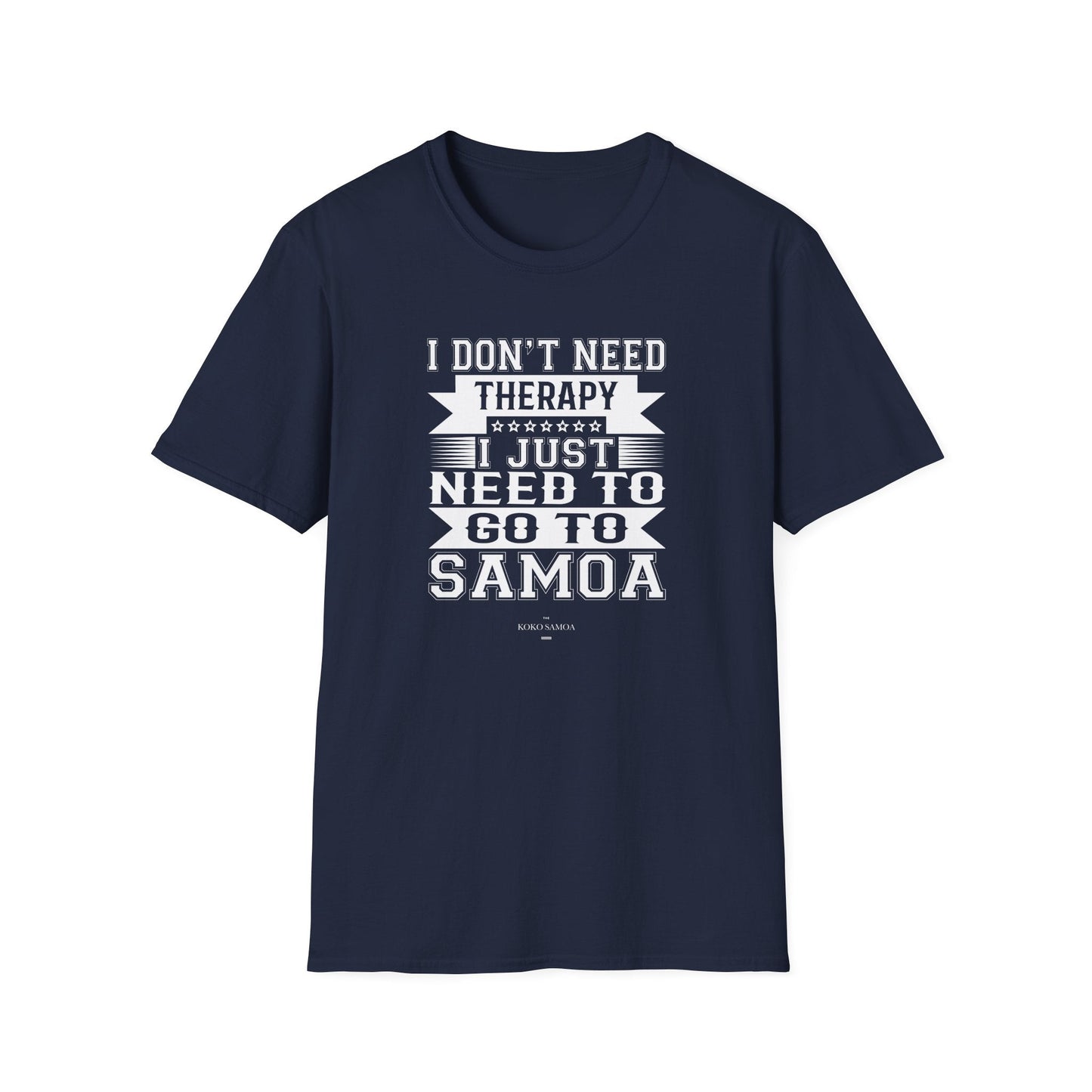 Soft Unisex Tee - Samoan Therapy - USA - The Koko Samoa