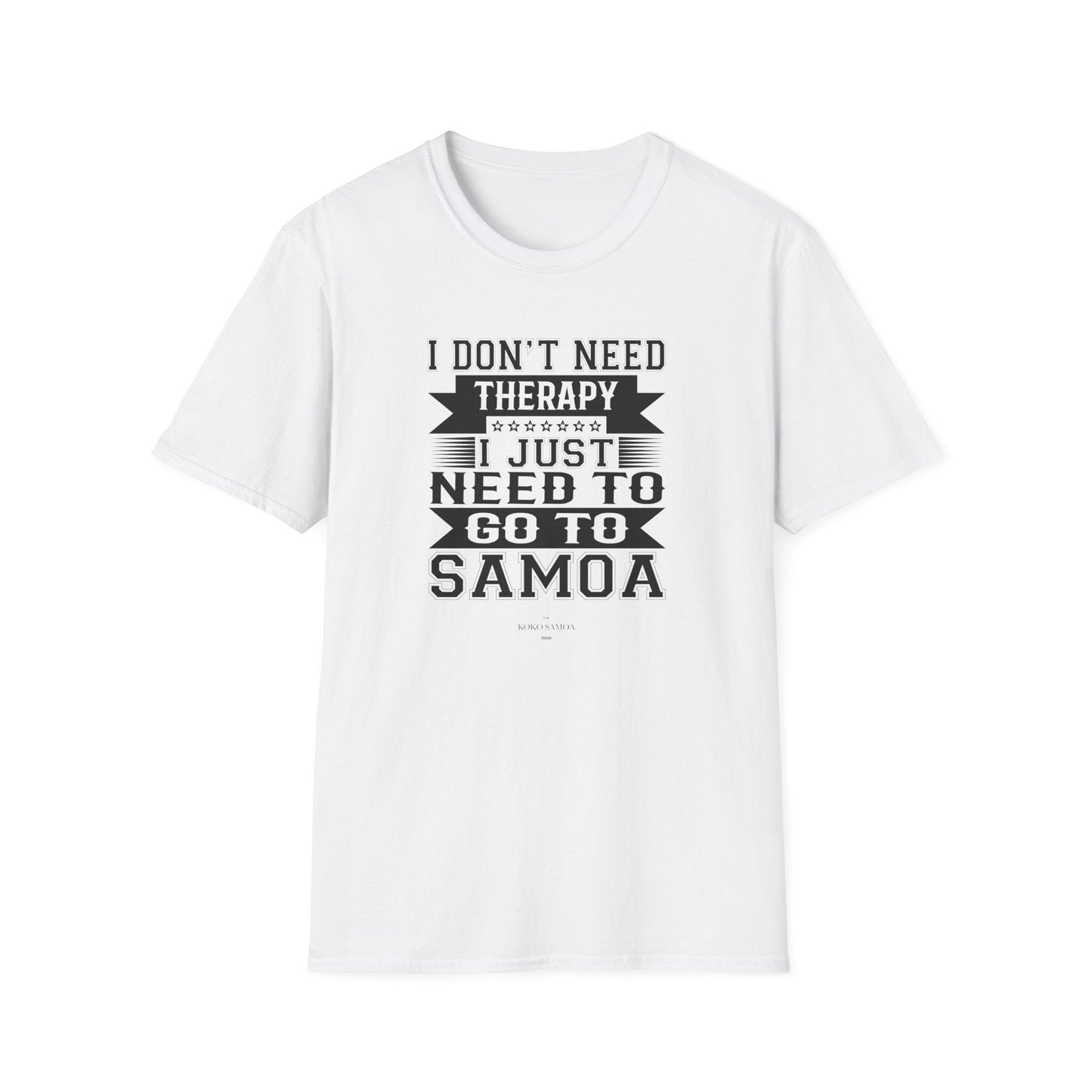 Soft Unisex Tee - Samoan Therapy - USA - The Koko Samoa