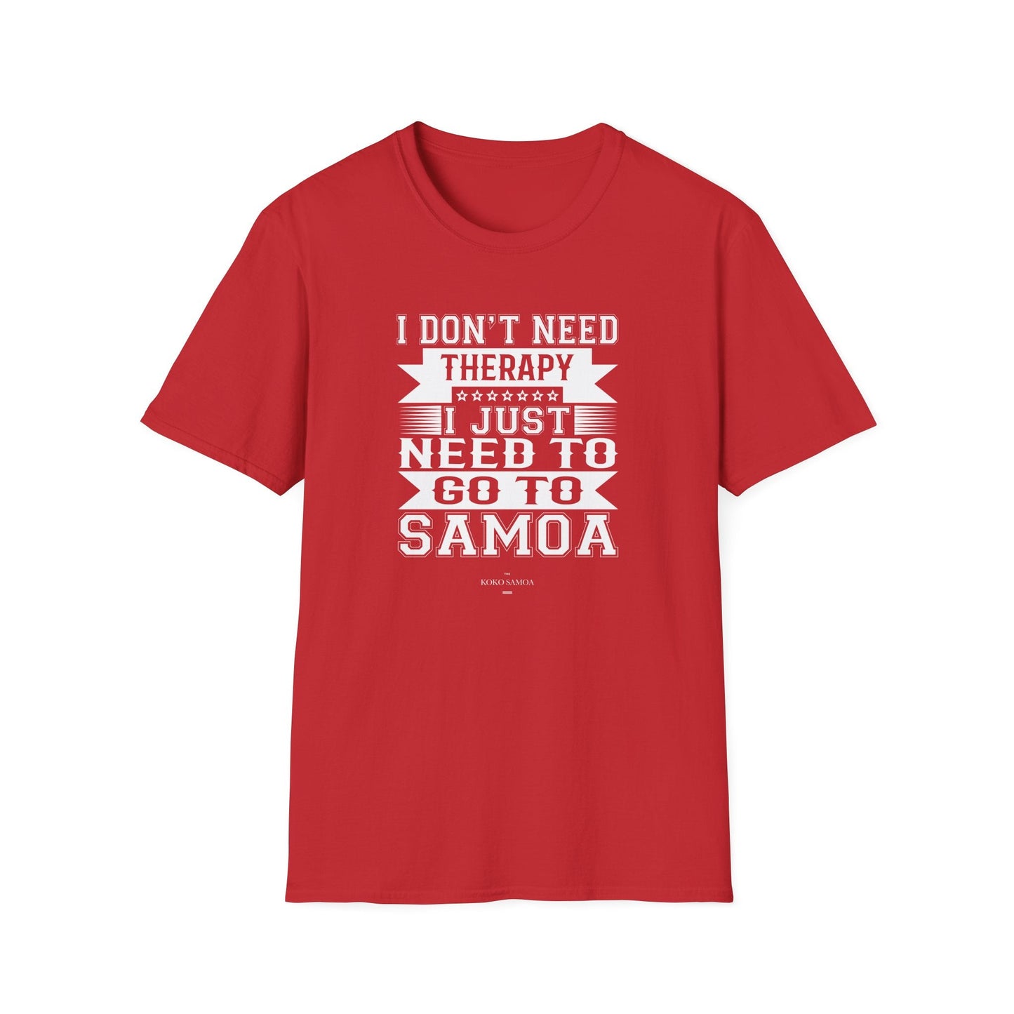 Soft Unisex Tee - Samoan Therapy - USA - The Koko Samoa