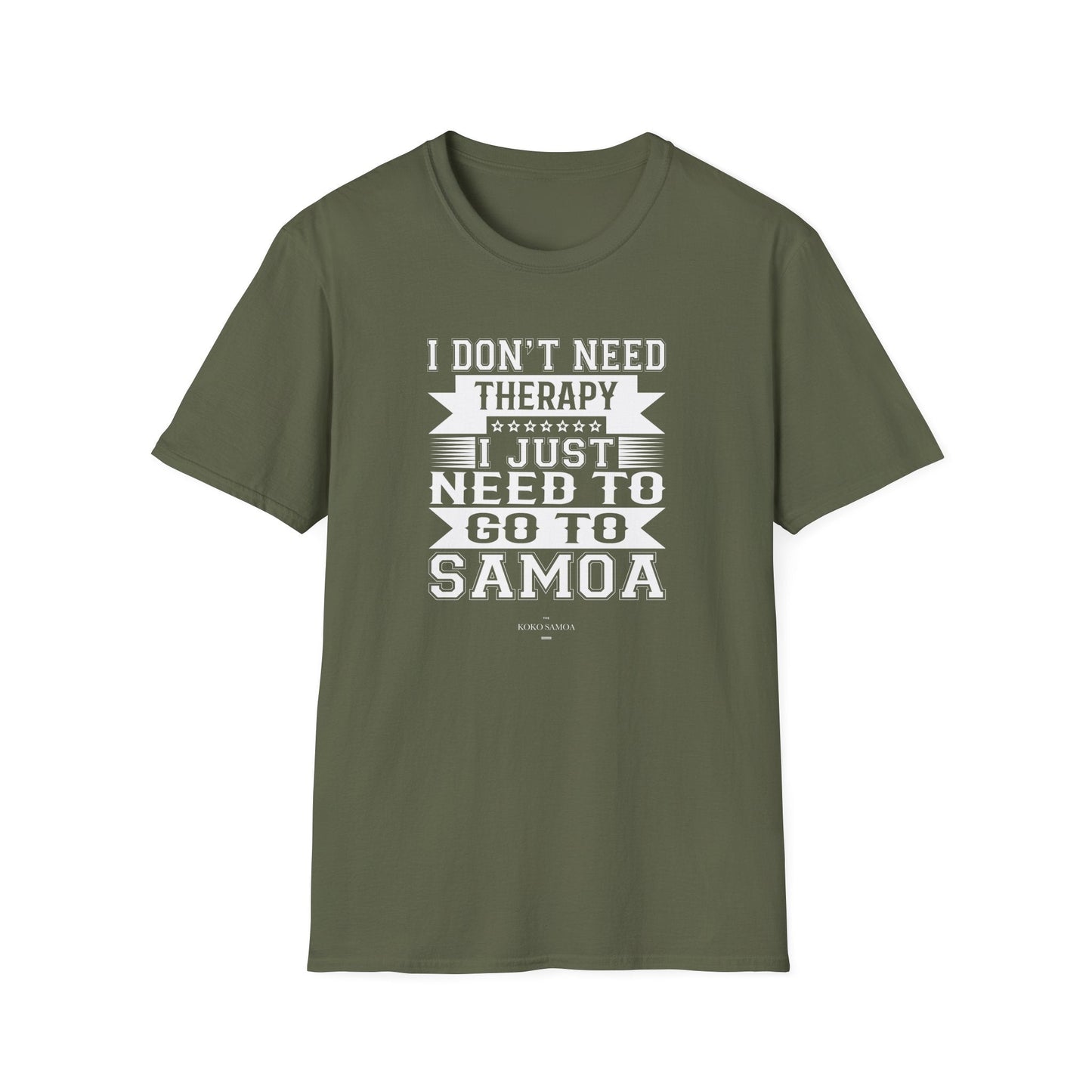 Soft Unisex Tee - Samoan Therapy - USA - The Koko Samoa
