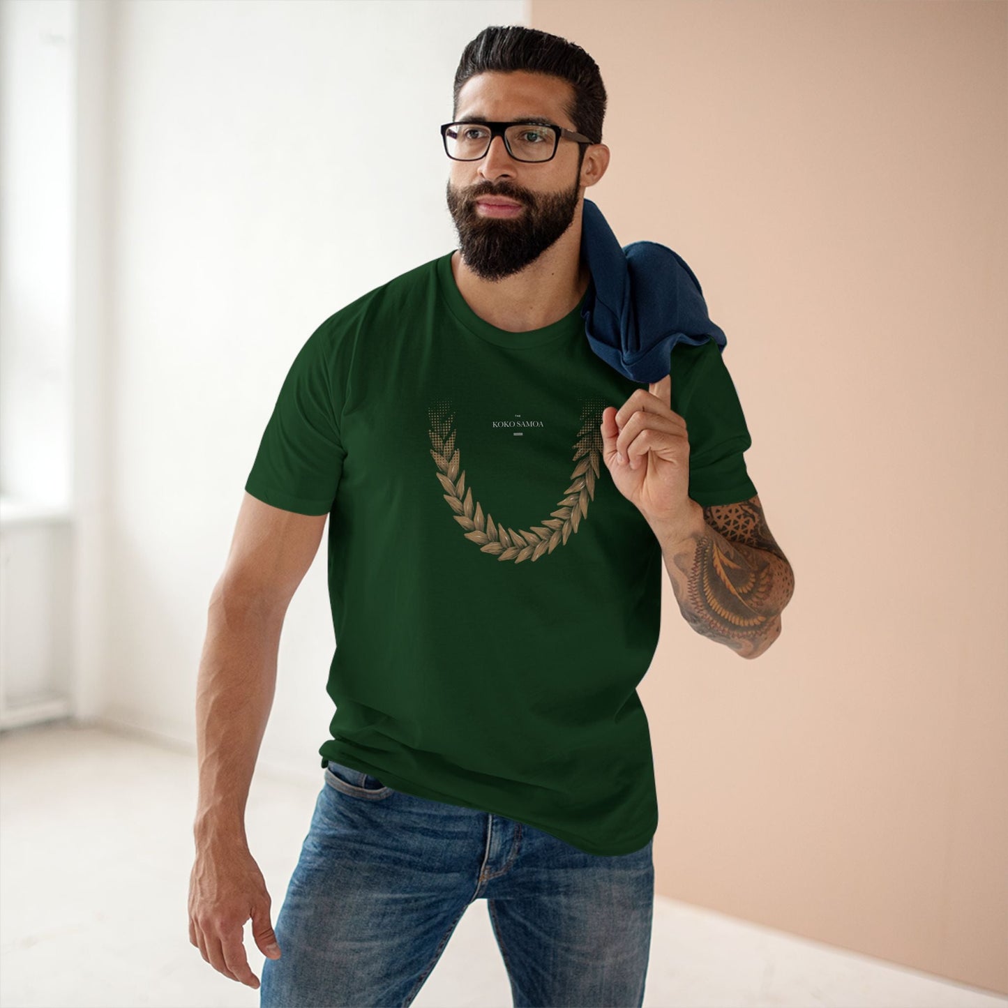 Soft Unisex Tee - Ula Fala Brown - USA - The Koko Samoa