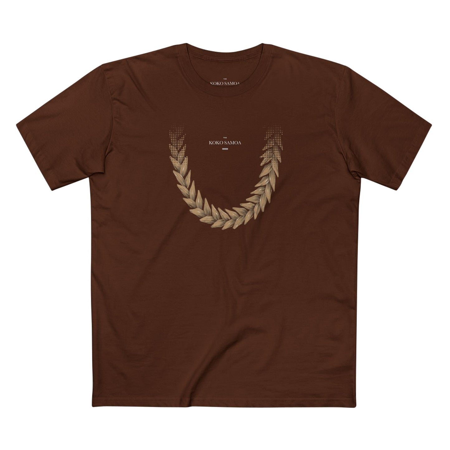 Soft Unisex Tee - Ula Fala Brown - USA - The Koko Samoa