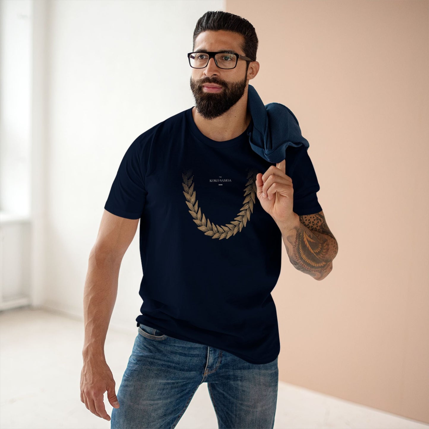 Soft Unisex Tee - Ula Fala Brown - USA - The Koko Samoa