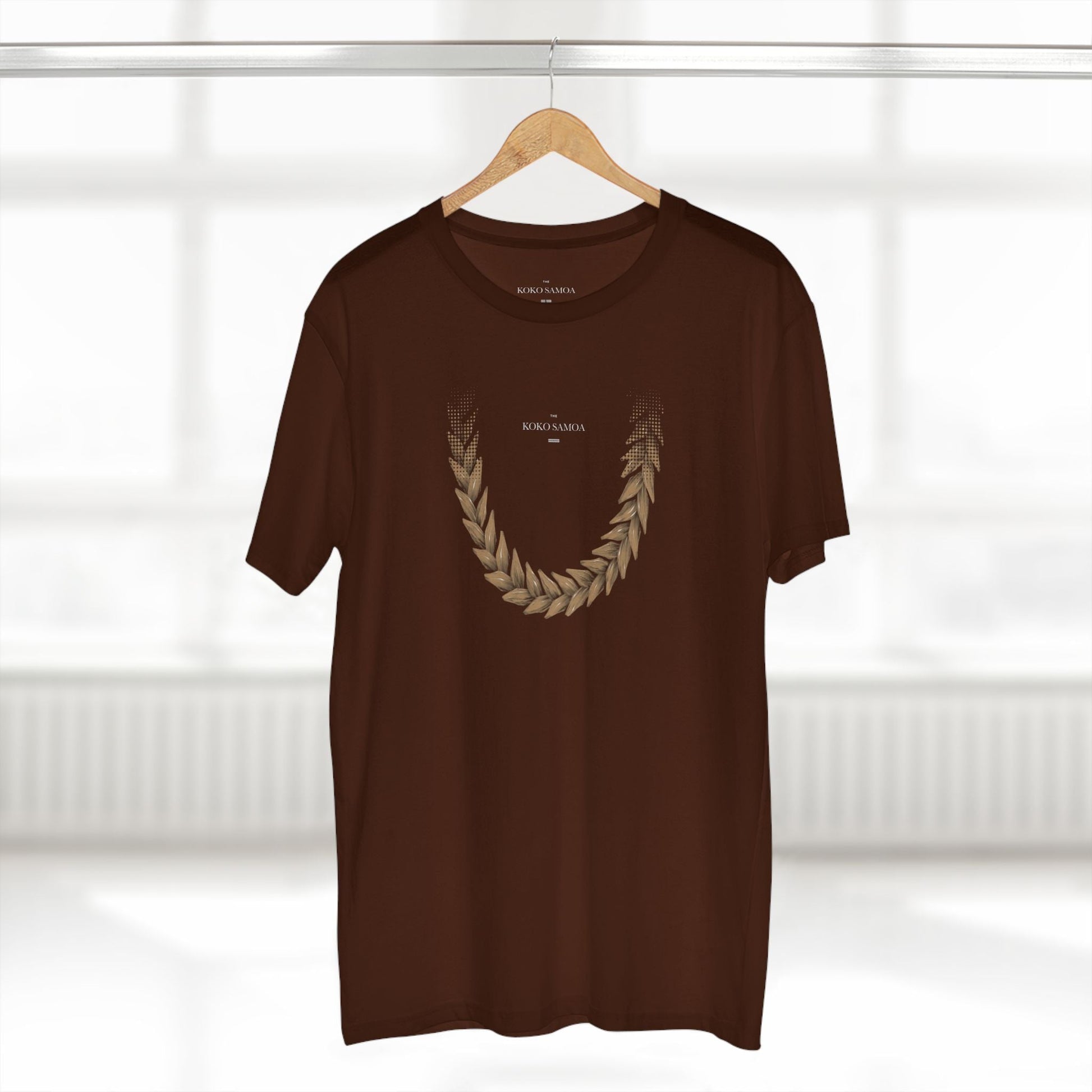 Soft Unisex Tee - Ula Fala Brown - USA - The Koko Samoa