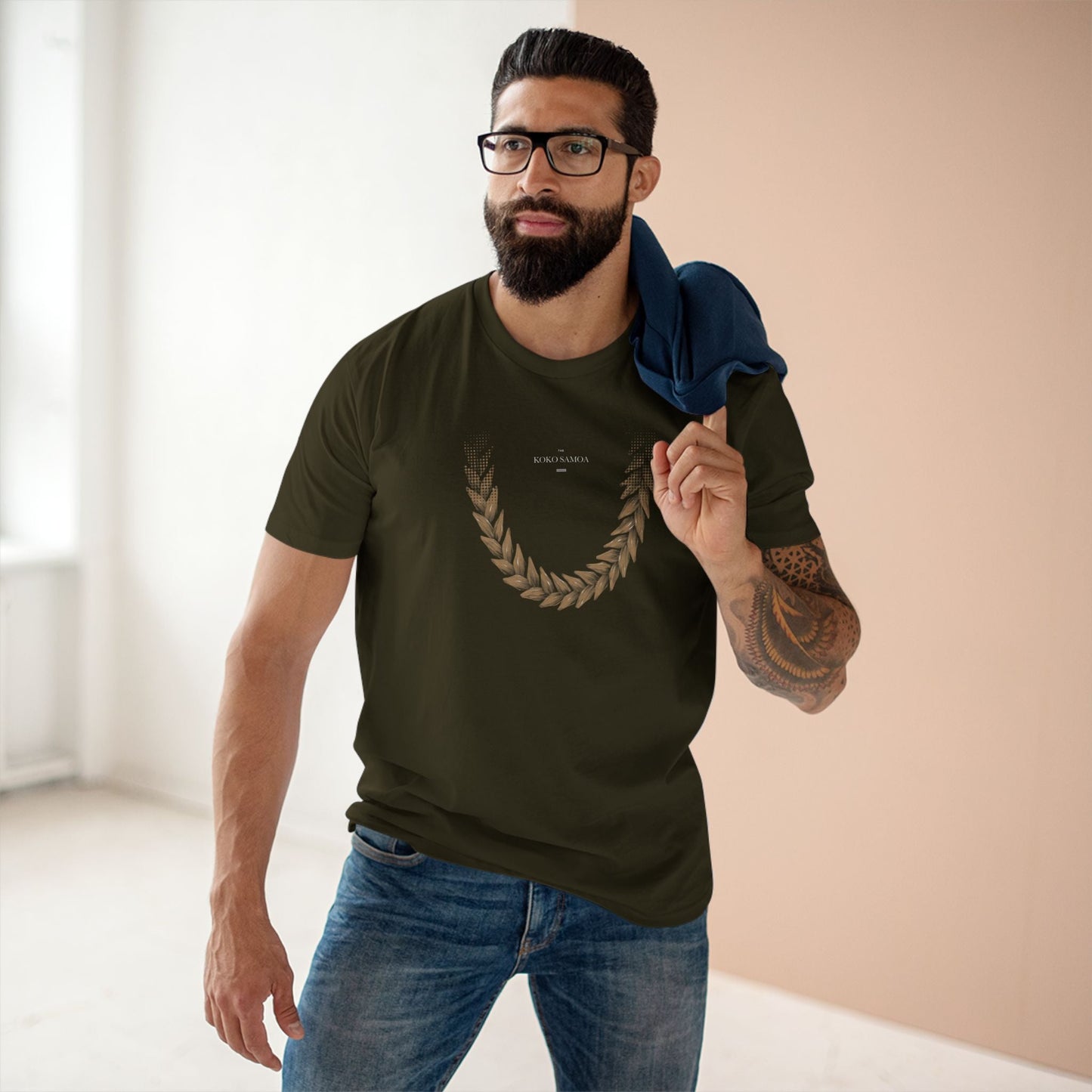 Soft Unisex Tee - Ula Fala Brown - USA - The Koko Samoa