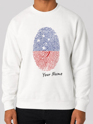 Unisex Heavy Sweatshirt - My Identity on a light grey studio background