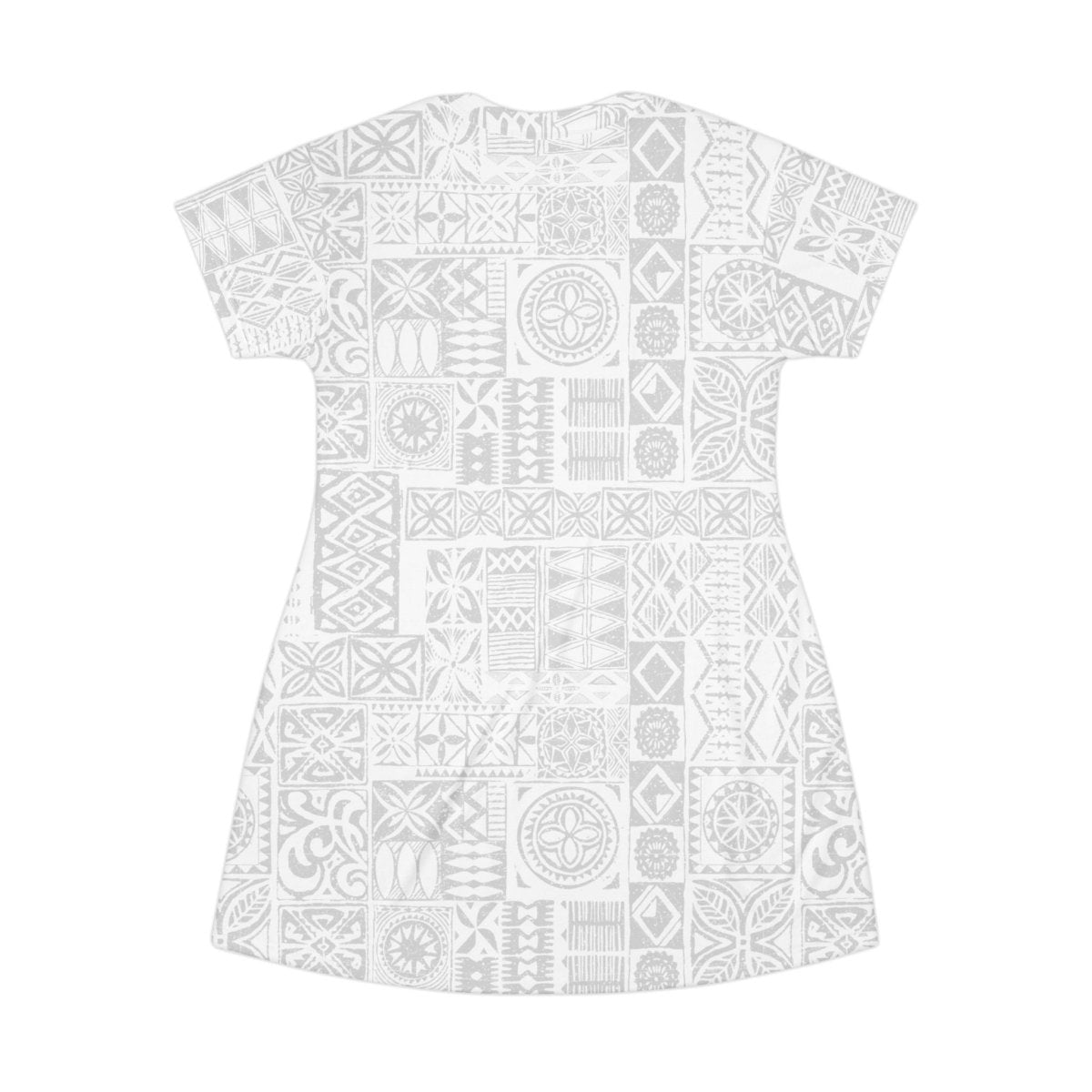 T-Shirt Dress - White Sunday - The Koko Samoa