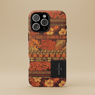 Tough Phone Case featuring Poutasi Promise design with Samoa-inspired artwork for AU, NZ, and USA.