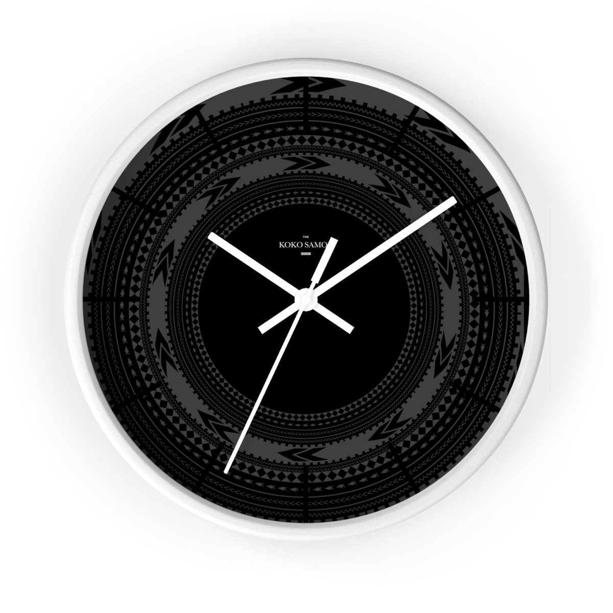 Wall Clock - Black Pea - AU/NZ/USA - The Koko Samoa