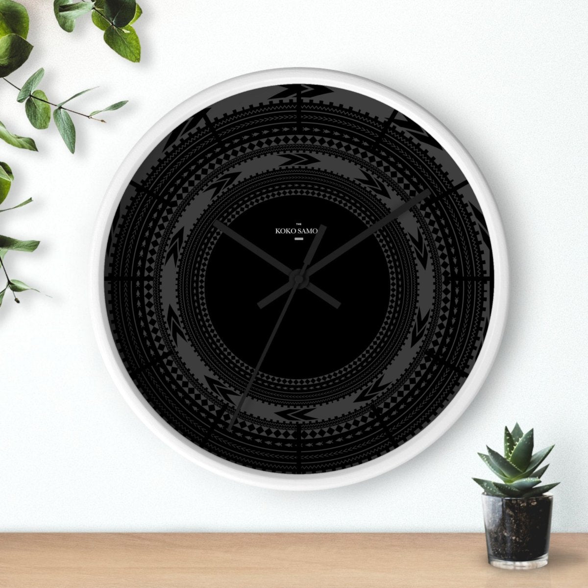 Wall Clock - Black Pea - AU/NZ/USA - The Koko Samoa