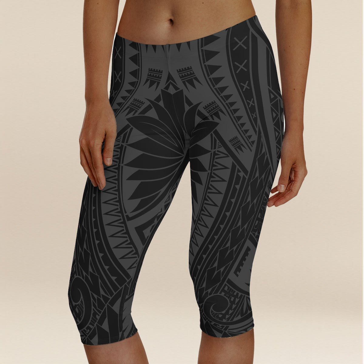 Women's Capri Leggings - Warrior - AU/NZ/USA - The Koko Samoa