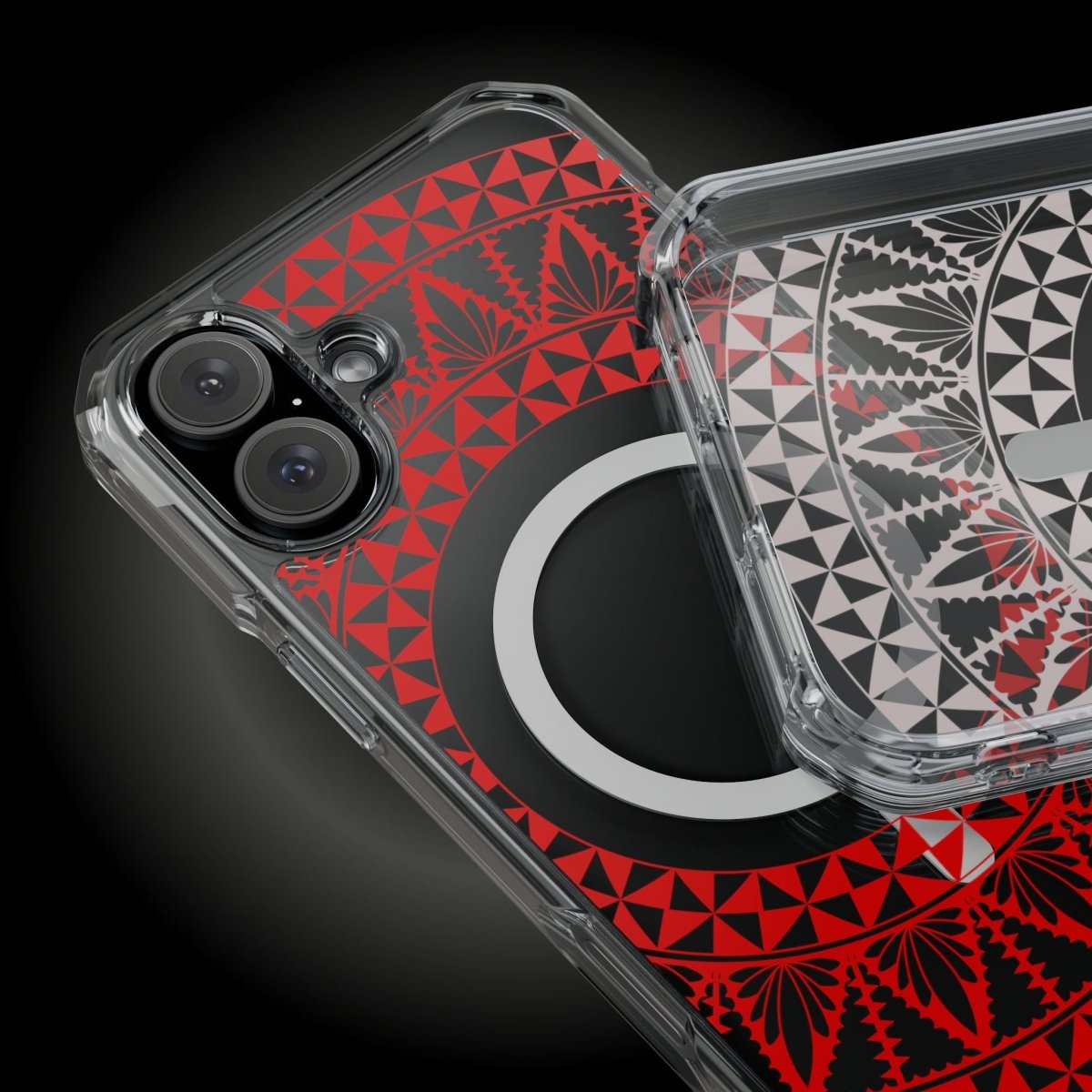 PasifikaOne MagSafe iPhone ClearCase - Tongan Redleaf - AU/NZ/USA - The Koko Samoa